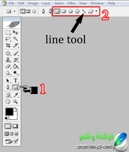رسم الخطوط و الأسهم و التحكم بعرضها