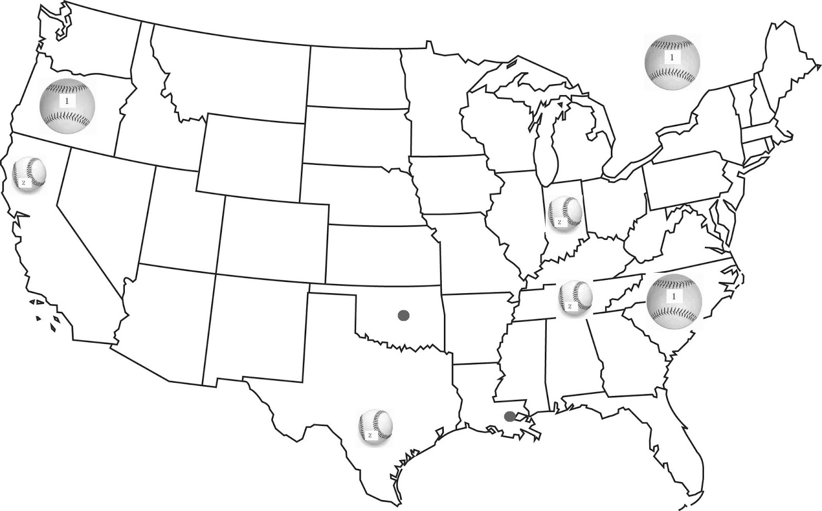 Next Major League Expansion Team Tiered Map of the Next Expansions MLB