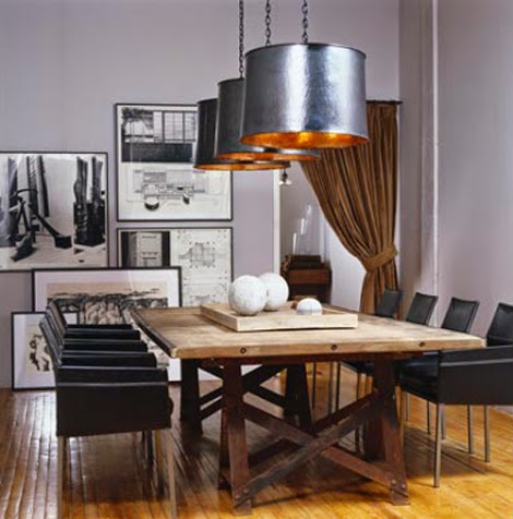 Comedores estilo Industrial - Colores en Casa