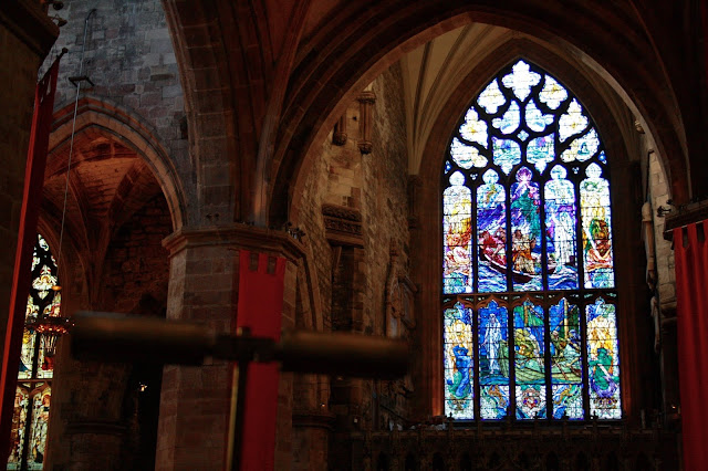edinburgh st giles cathedral stained glass