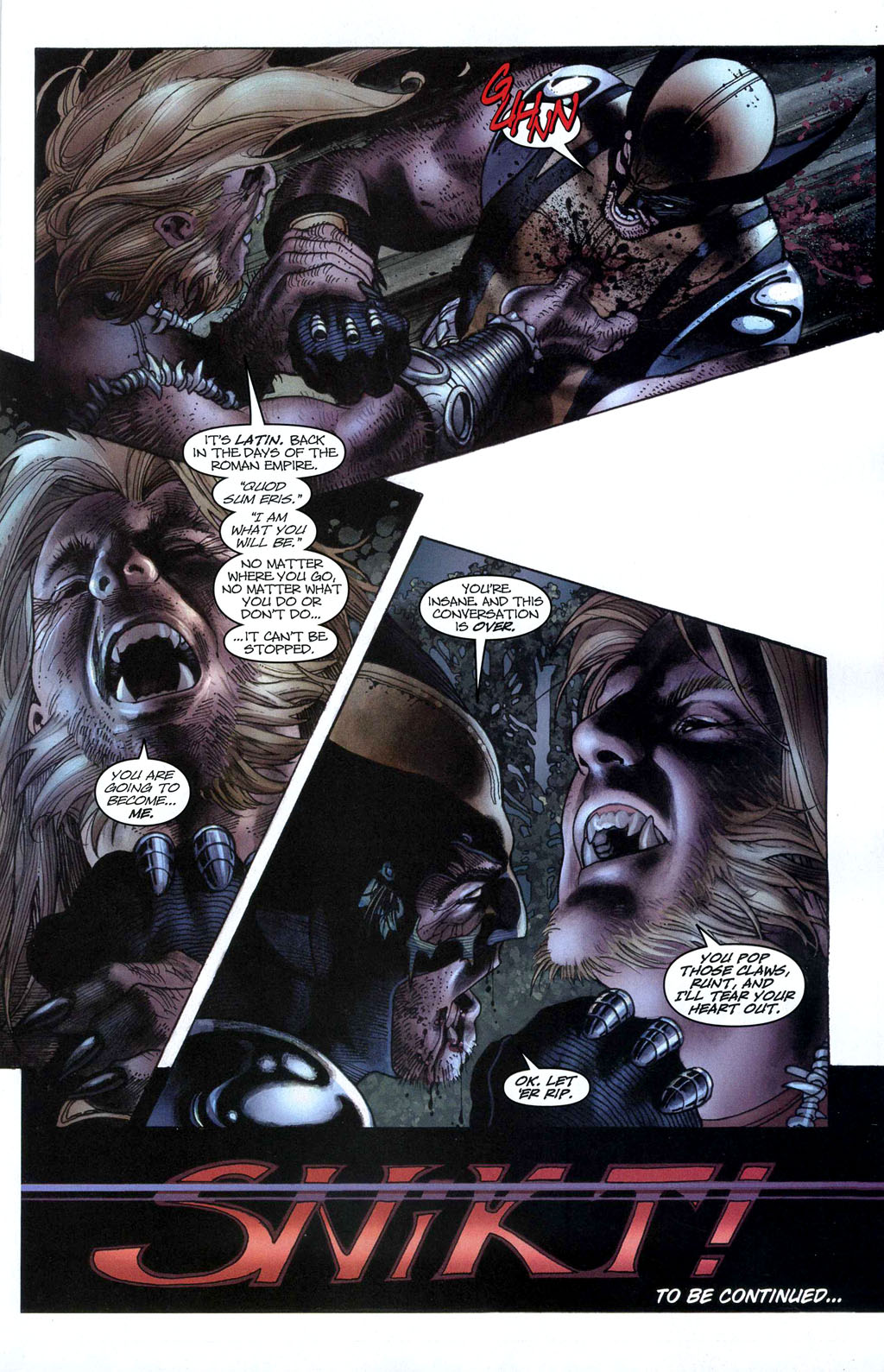 Read online Wolverine (2003) comic - Issue #50 - 20