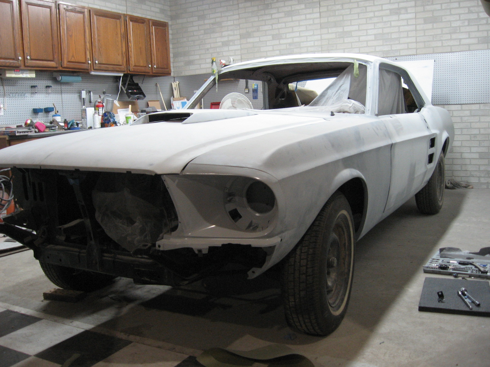 1967 Mustang Restoration: Seam sealer