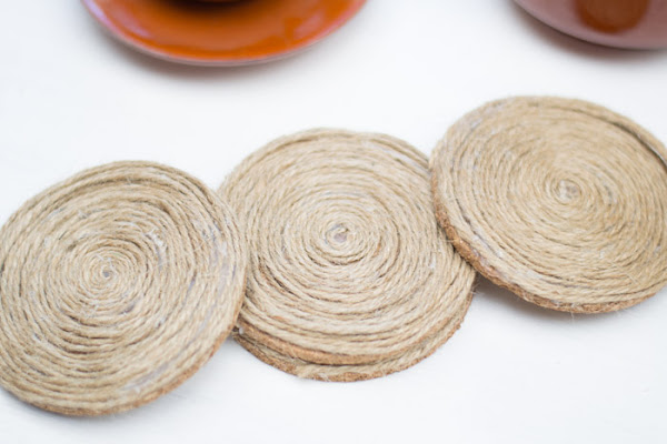 Posavasos rústicos diy