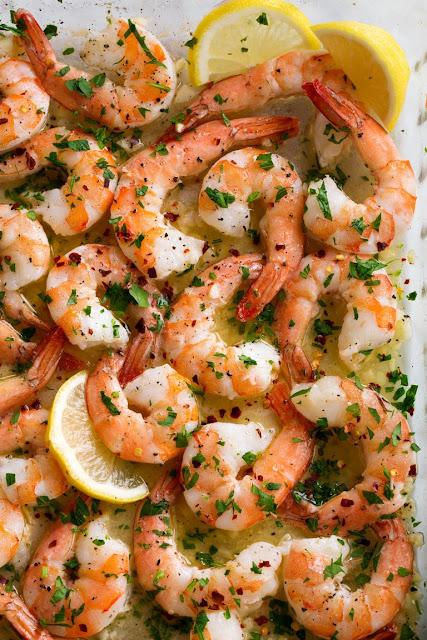 Baked Shrimp (with Garlic Lemon Butter Sauce) - Collection Of Recipes