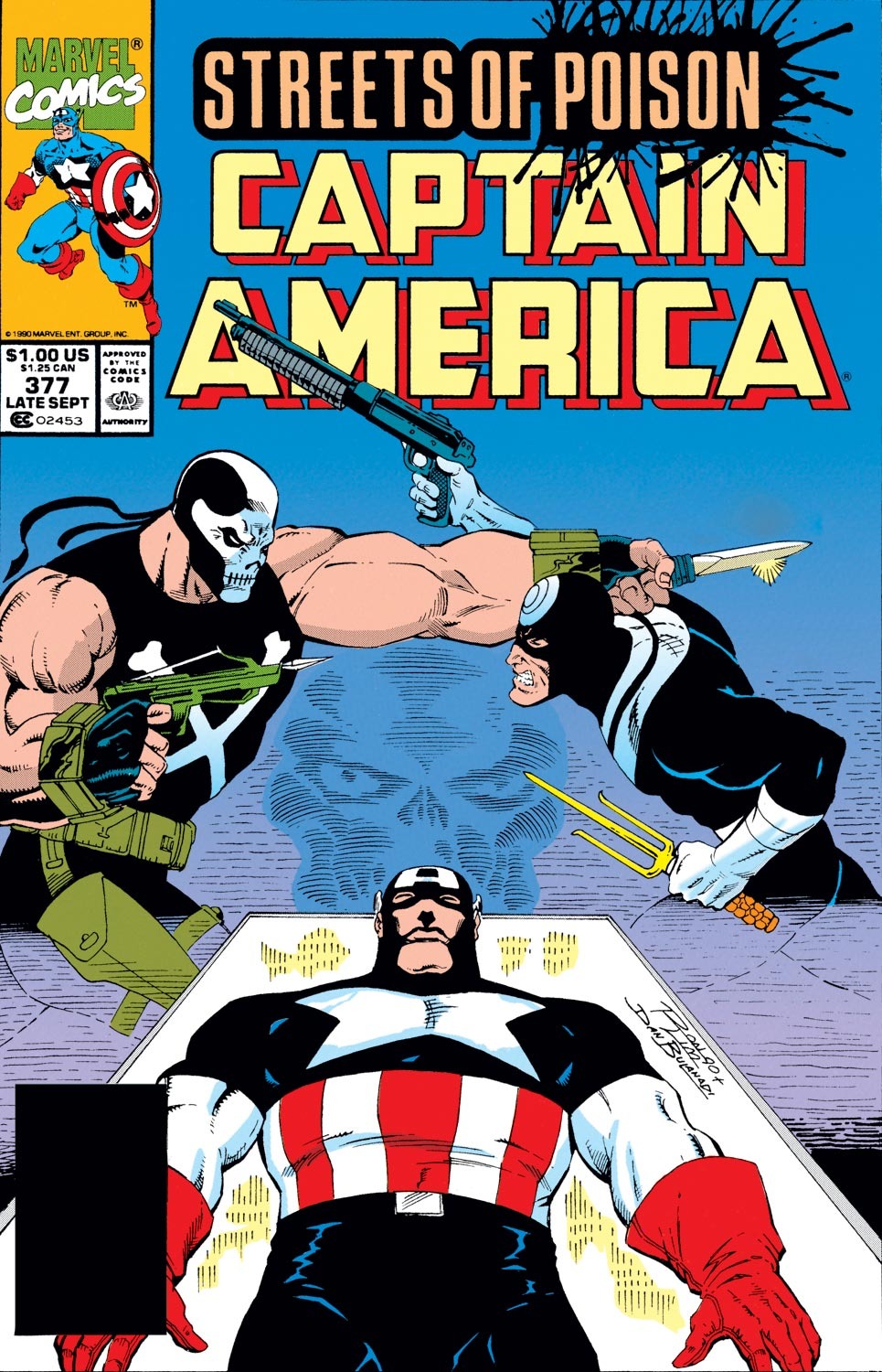 Read online Captain America (1968) comic -  Issue #377 - 1