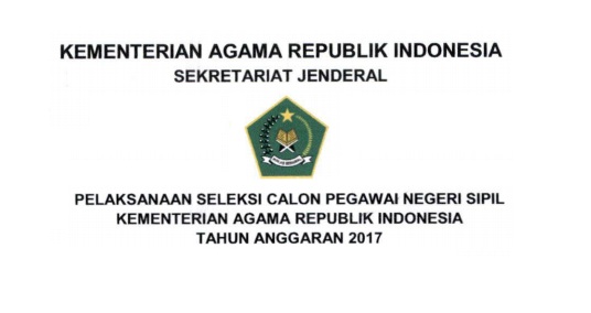 Penerimaan CPNS Kementerian Agama Republik Indonesia (1000 Formasi