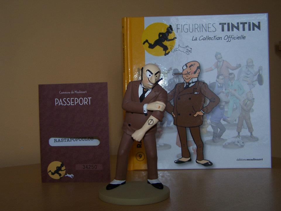Figurine Tintin: Rastapopoulos au tatouage, Moulinsart 2021 (42231) – La Marque Zone