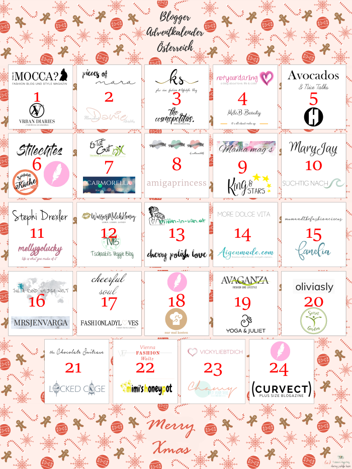 Blogger Adventkalender Österreich 2017