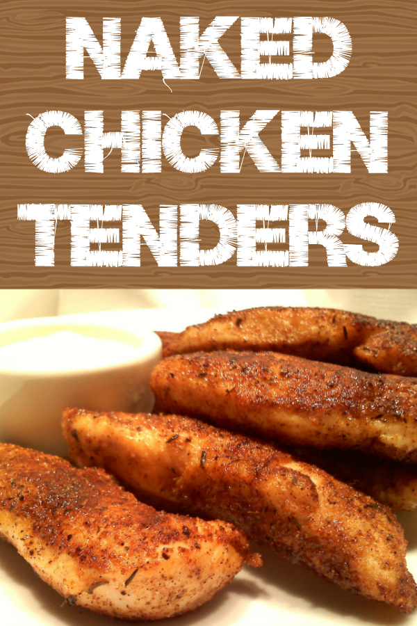 NAKED Chicken Tenders! Pan fried chicken tenders with NO BREADING with twice the flavor and half the work of traditional fried chicken tenders. #keto #glutenfree #lowcarb