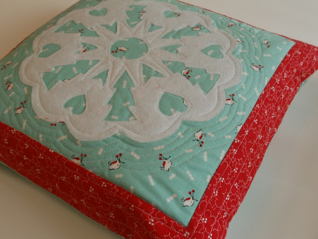 snowflake pillow