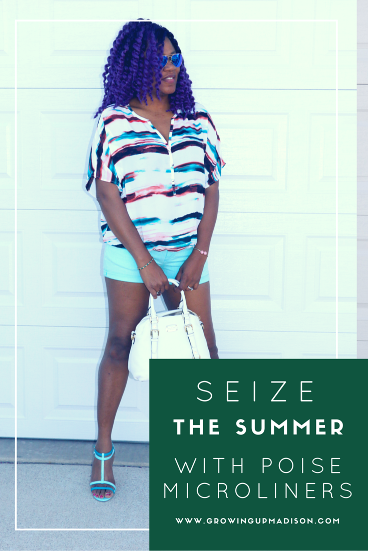 Seize the Summer with Poise Microliners ~ #PoiseLinerLove - AnnMarie John