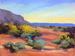 desert karen painting pastel margulis should know paper paintings landscape why sun daily landscapes colorful 18x24 under dailypaintworks