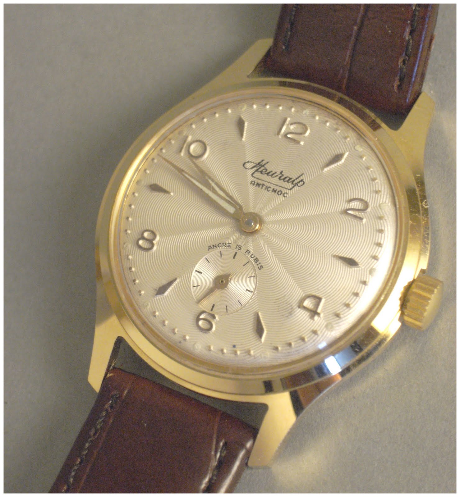 Montre Vintage Silena Avec Petite Seconde - Occasion, Fonctionne, Pour Homme, Style Rétro