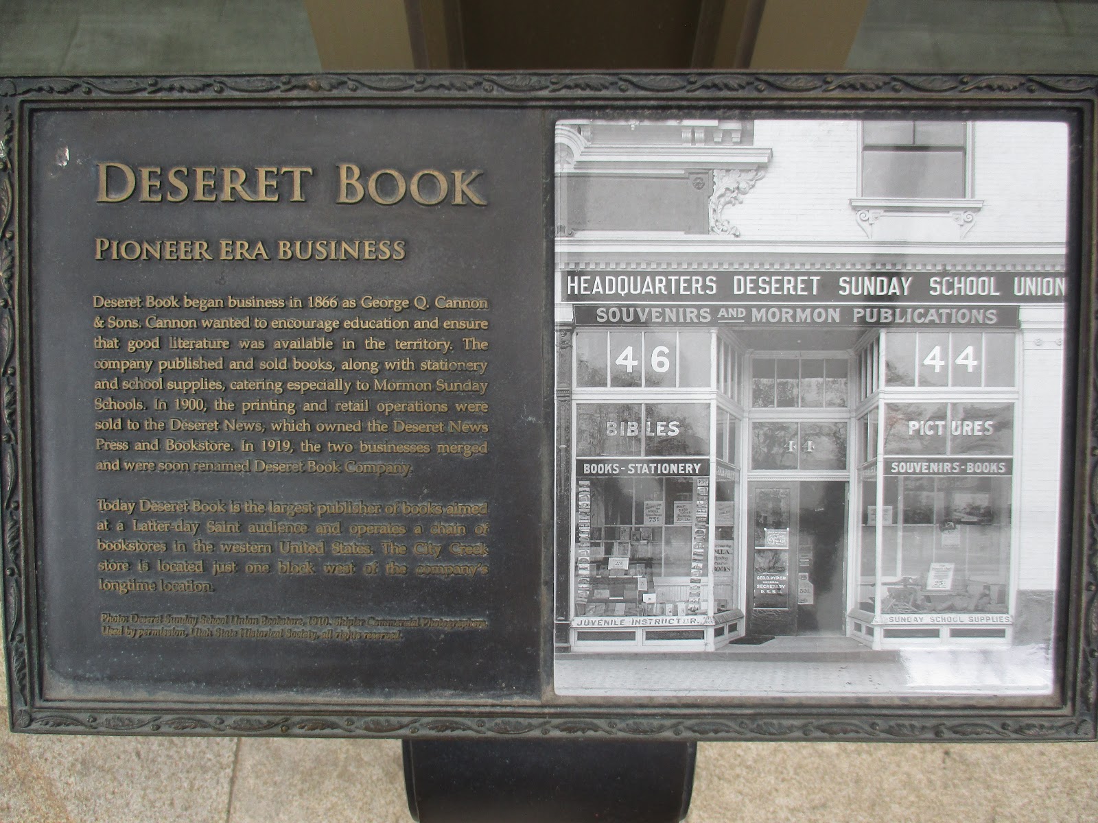 BARE RECORD OF TRUTH 495 NEW DESERET BOOK FLAGSHIP STORE RIBBON