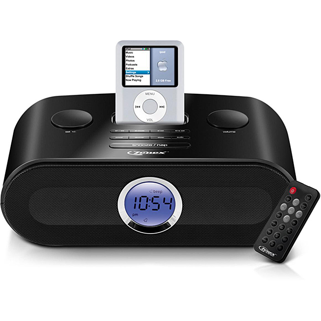Zenex ZNDS5005B Clock Radio Docking Station Specifications and