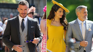 Foto Royal Wedding Prince Harry dan Meghan Markle 2018 David Backham Celebrity