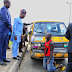Beautiful! Lagos deputy governor, Femi Hamzat arrests several drivers for 'driving against traffic