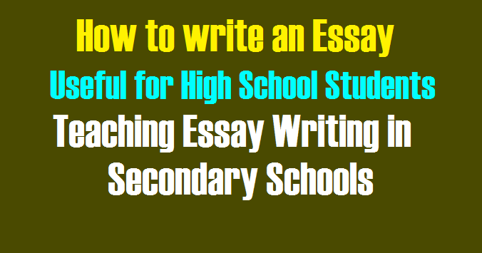 ambition Essay writing tips for highschool students ()