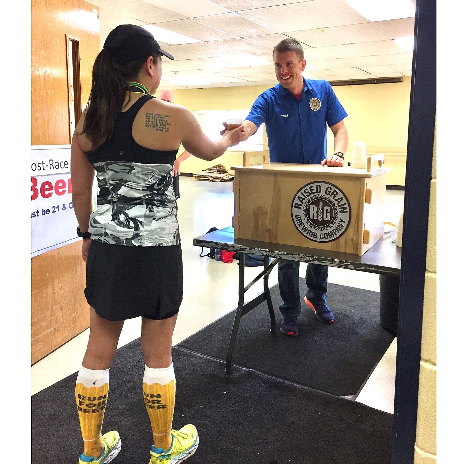 Birthday PR at Trailbreaker Marathon no fooling!