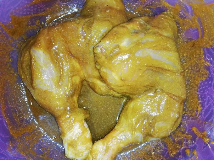 Ayam Panggang Madu Style Malas dan Nak Cepat