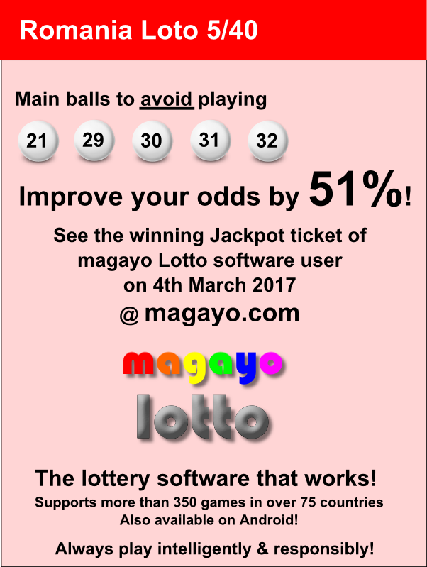 Lottery Tips For Romania Loto 5 40