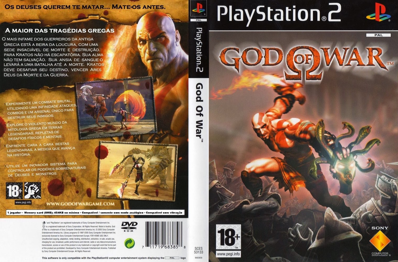God Of War 2 Playstation 2 God Of War - Playstation 2 | Ultra Capas