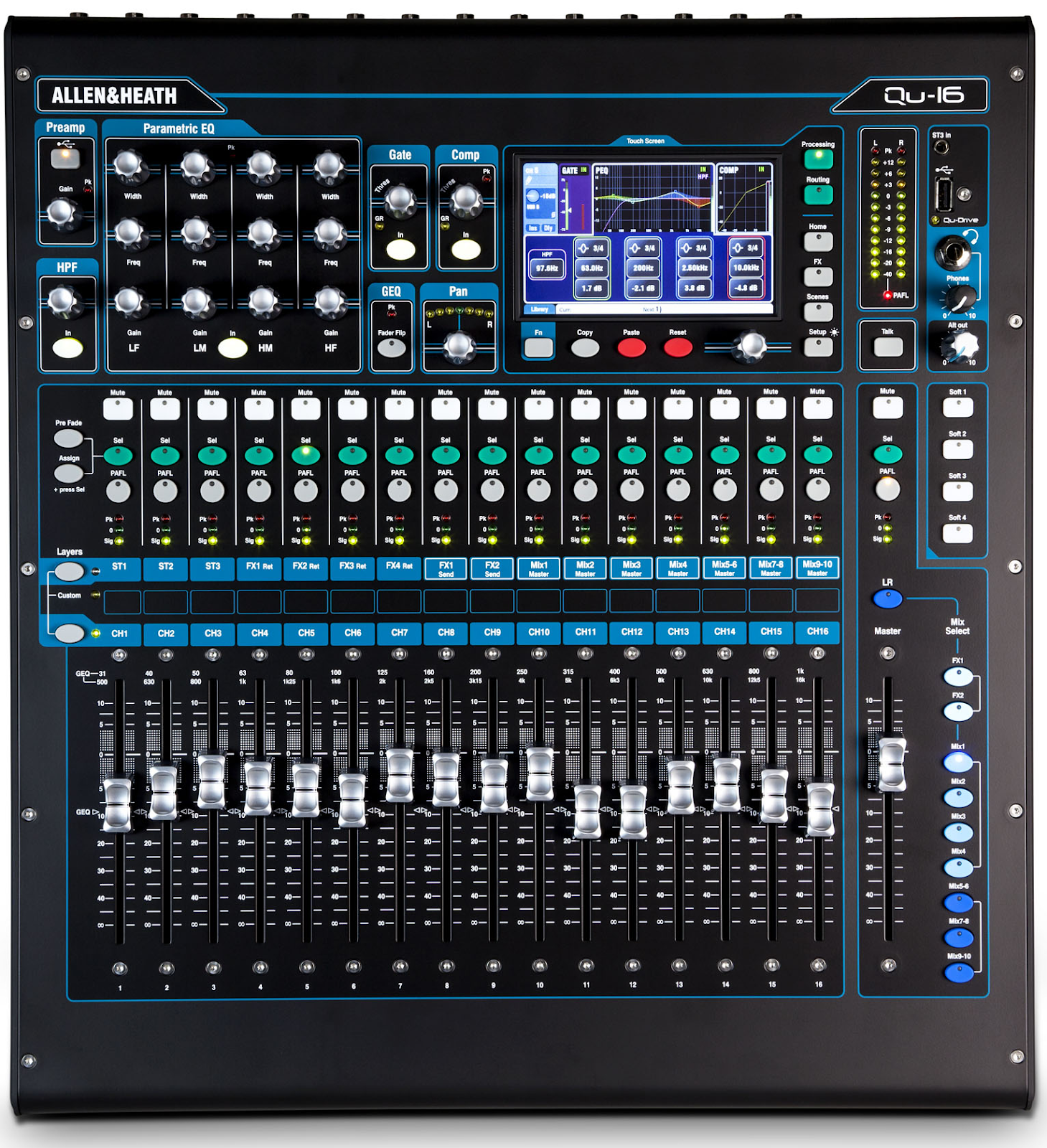 QU16/X BK MIXER DIGITAL ALLEN & HEATH