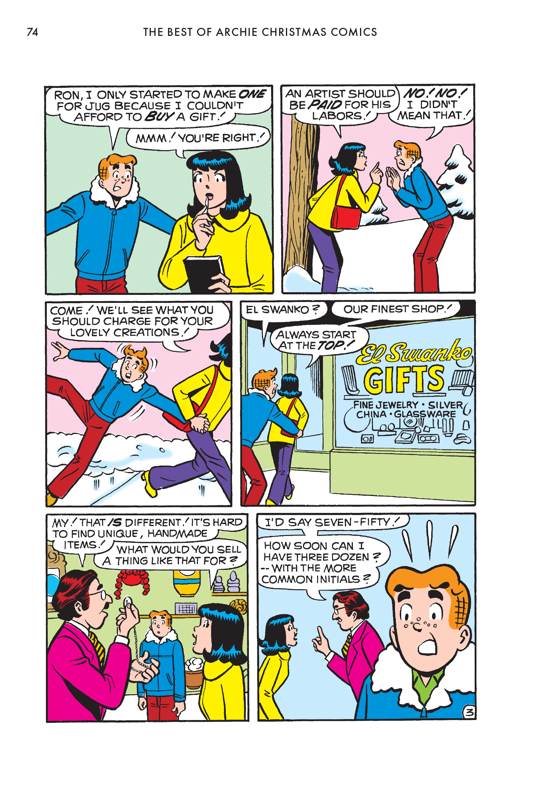Read online The Best of Archie: Christmas Comics comic -  Issue # TPB (Part 1) - 73
