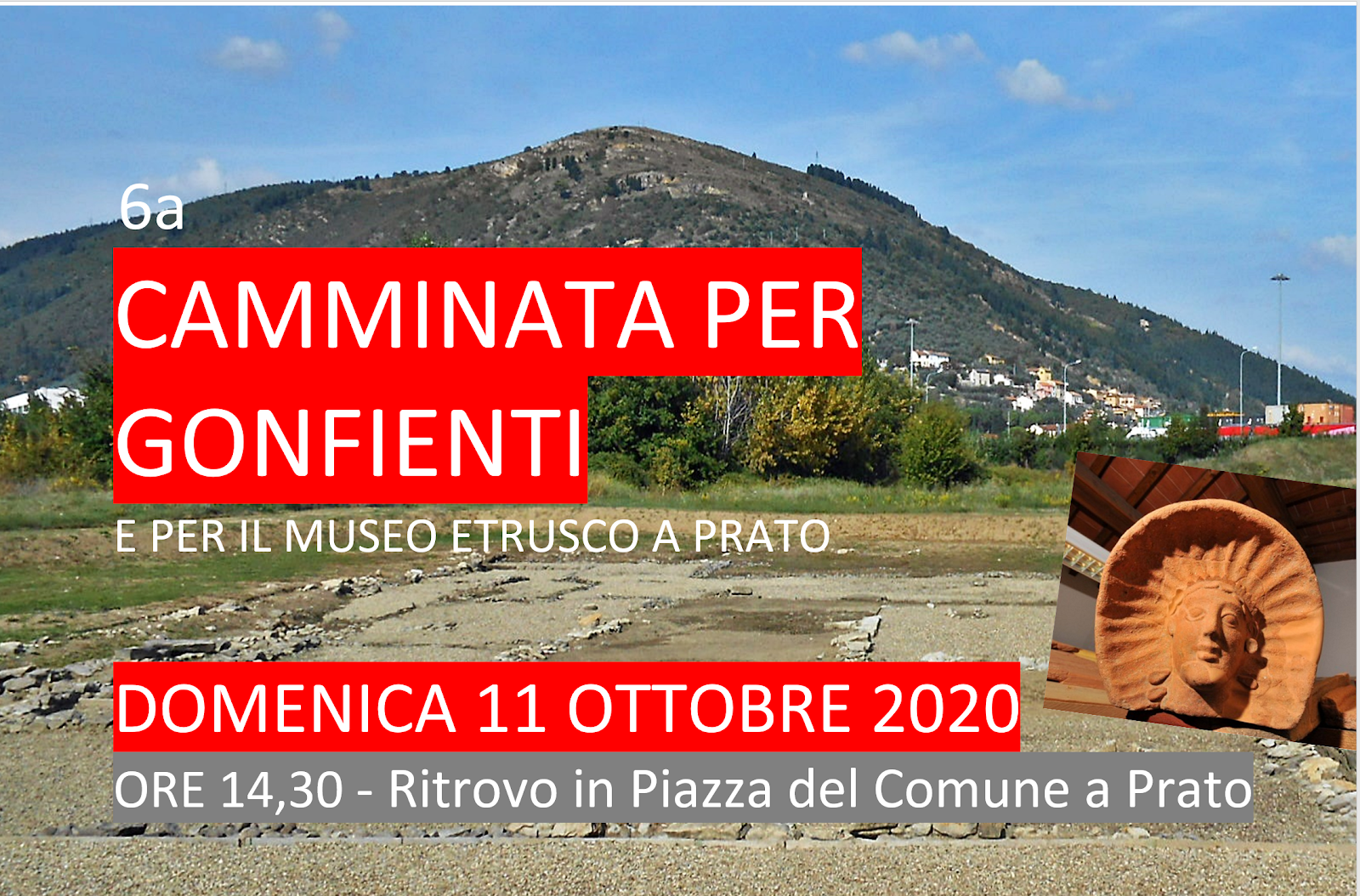 6a Camminata per Gonfienti RIMANDATA A DOMENICA 18 OTTOBRE