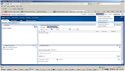 ORACLE FUSION APPLICATIONS: Sand Box Management