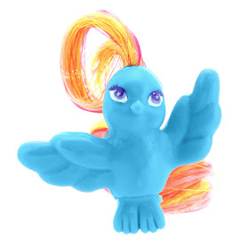 Fairy Tails Blue Bird with Red Hair Jewellery Birds Figure
