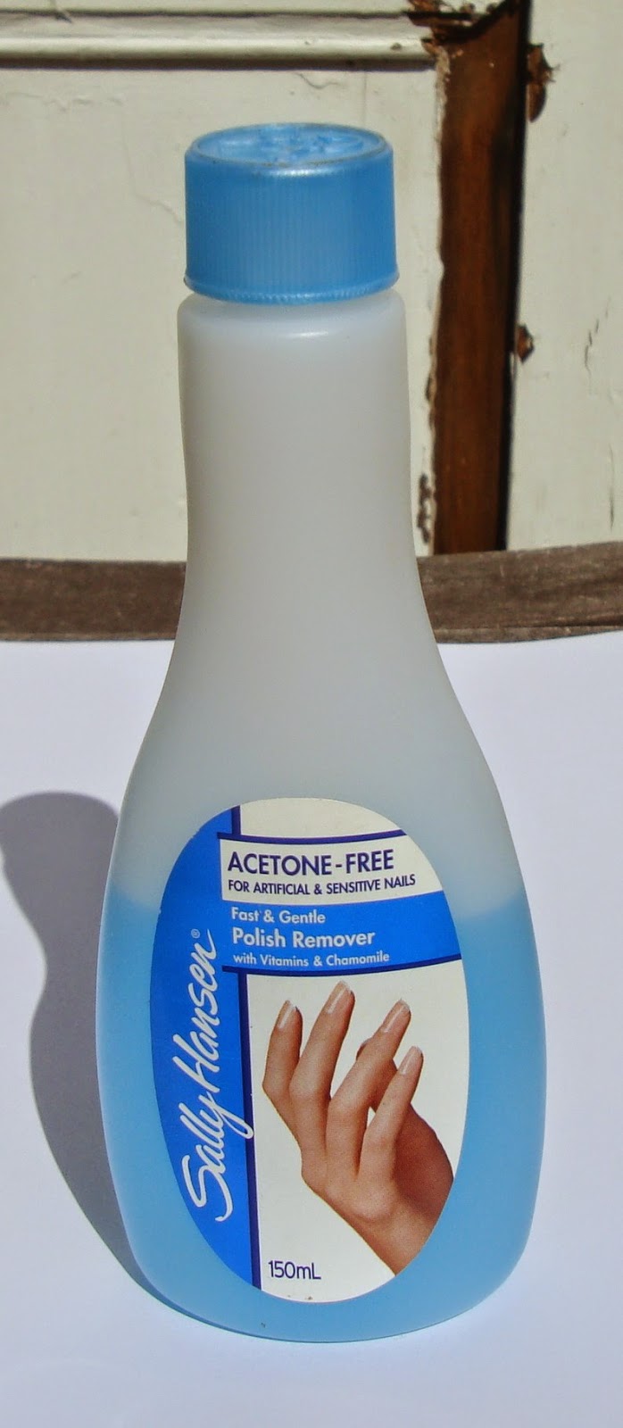 little white truths Sally Hansen Acetonefree Nail Polish Remover review