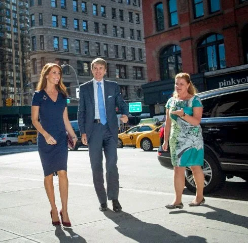 Princess Marie in New York to attends the pening the LEGO flagship Store, 26.09.2014