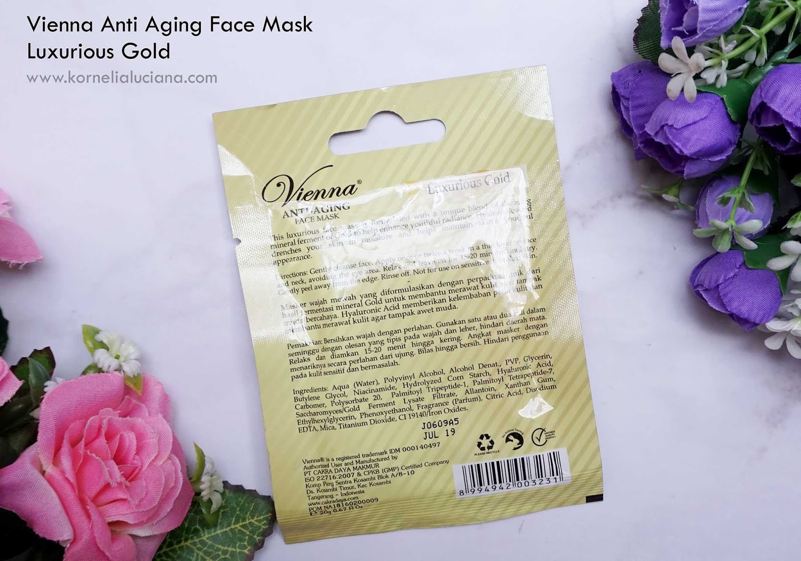 Download Skincare Review Vienna Anti Aging Whitening Face Mask Kornelia Luciana Yellowimages Mockups