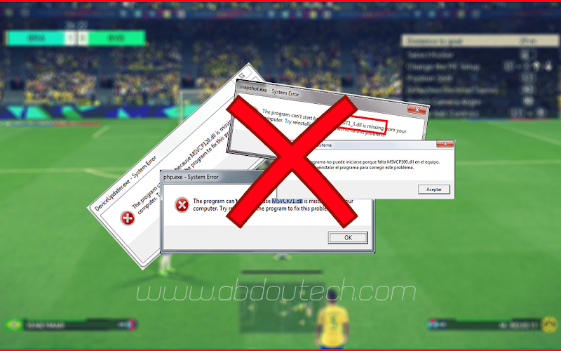 الحل الشامل لمشكلة ملفات rld.dll و ال dll كلها في ألعاب pes 2013 2014 2015 2016 2017 الحل الشامل لمشكلة ملفات rld.dll و ال dll كلها في ألعاب pes 2013 2014 2015 2016 2017