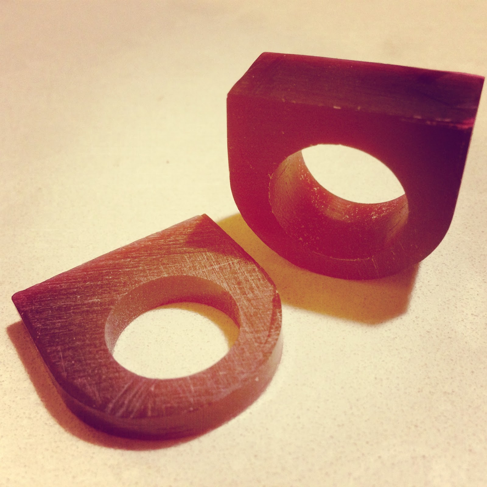 Jenni's beads Wax Carved Ring a work in progress