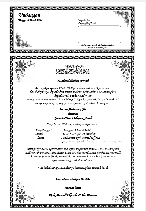 Contoh Undangan Pengajian Lingkungan Rumah Reiza Aribowo Contoh Undangan Pengajian Lingkungan Rumah Reiza Aribowo