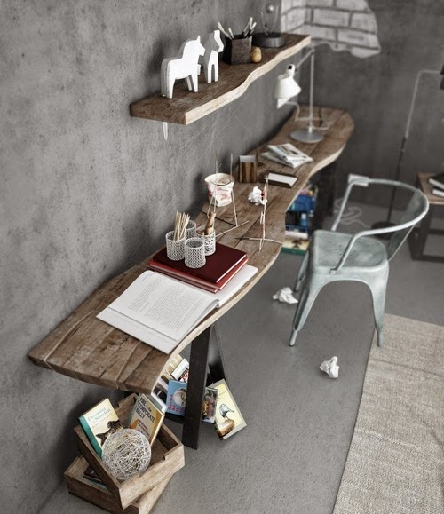 Workspace rustic-industrial