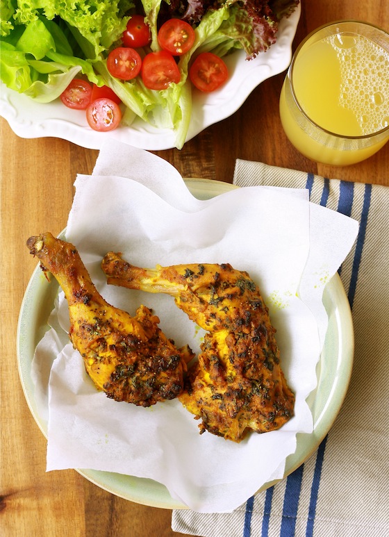Chermoula Spiced Roasted Chicken recipe by SeasonWithSpice.com