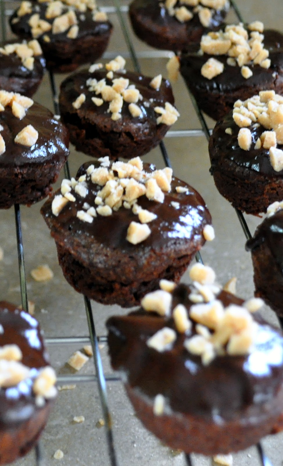 Simple Flavor Toffee Brownie Bites
