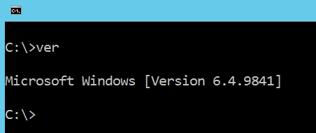 Versión de Kenel en Windows Server 2015 Technical Preview