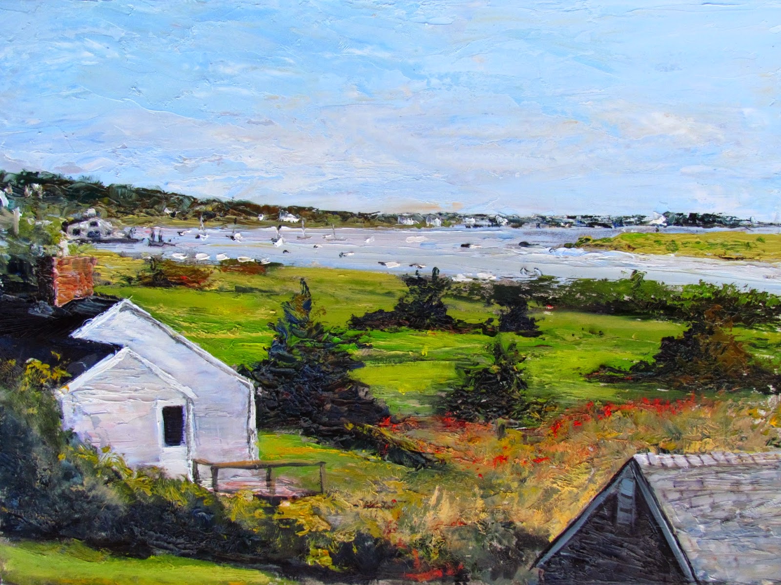 MAUREEN VEZINA OIL PAINTER Hawthorne Vista