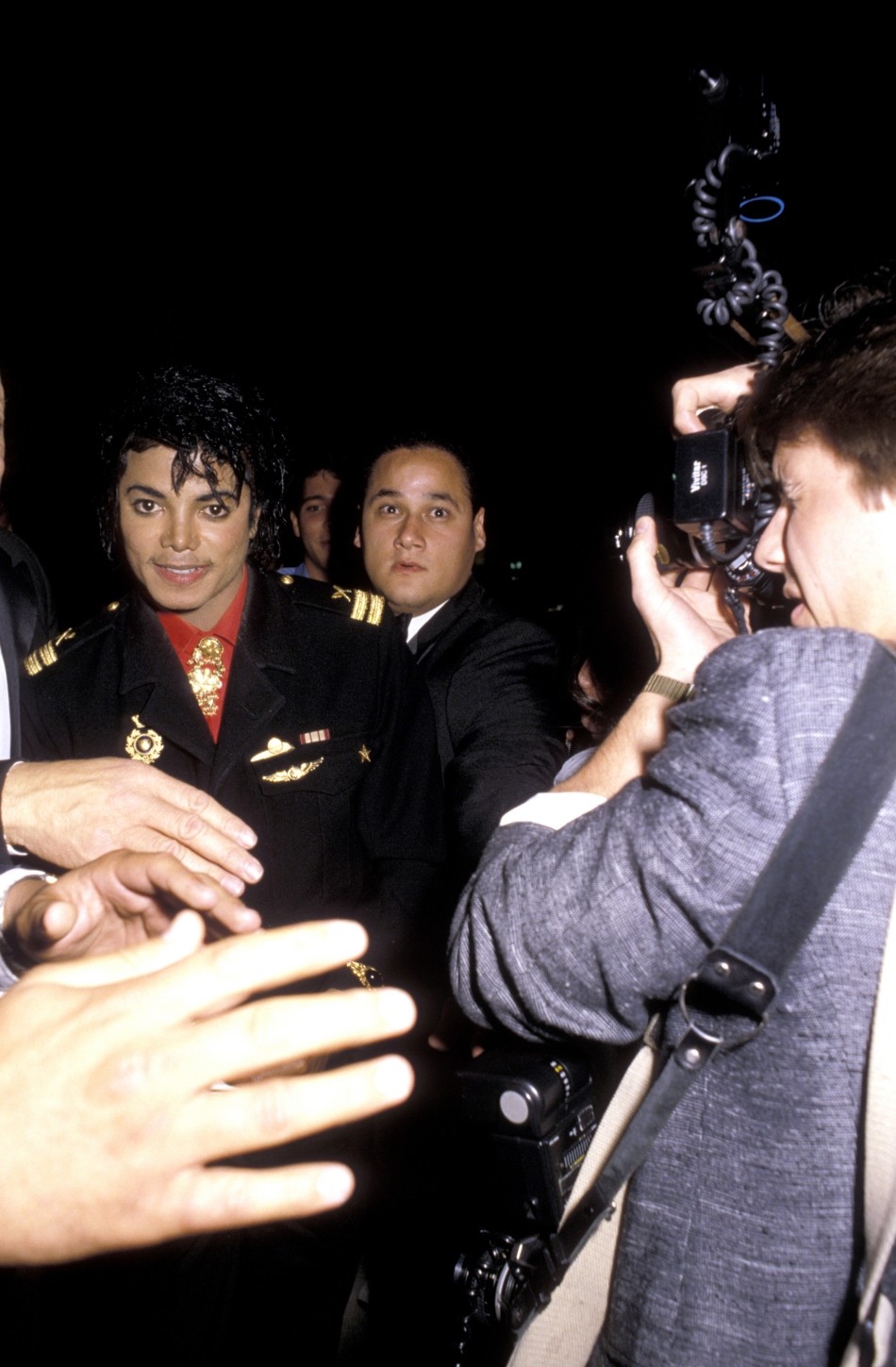 Michael Jackson Attending The 28th Grammy Awards 1986
