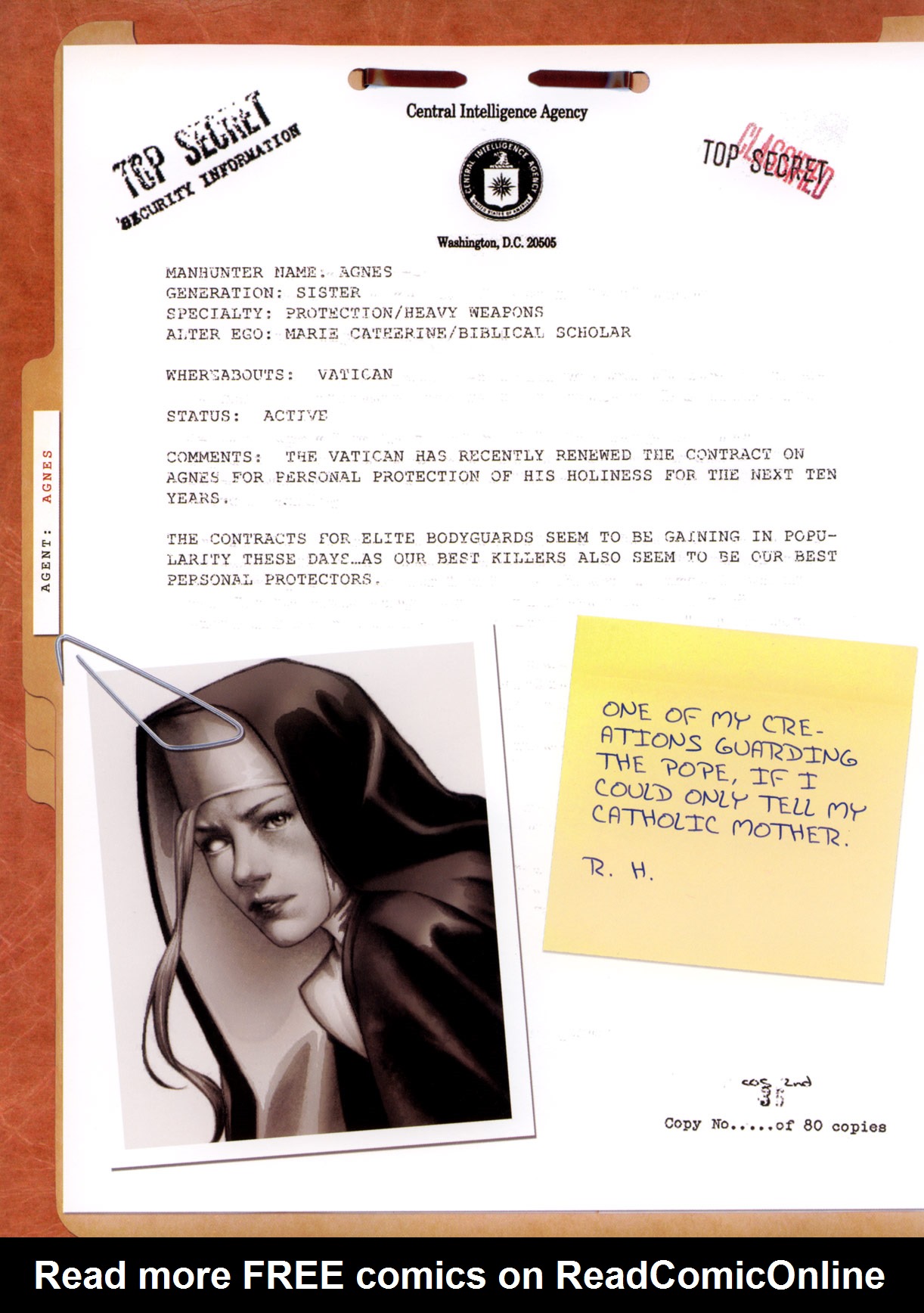 Read online Athena Inc. Agent Roster comic -  Issue # Full - 42