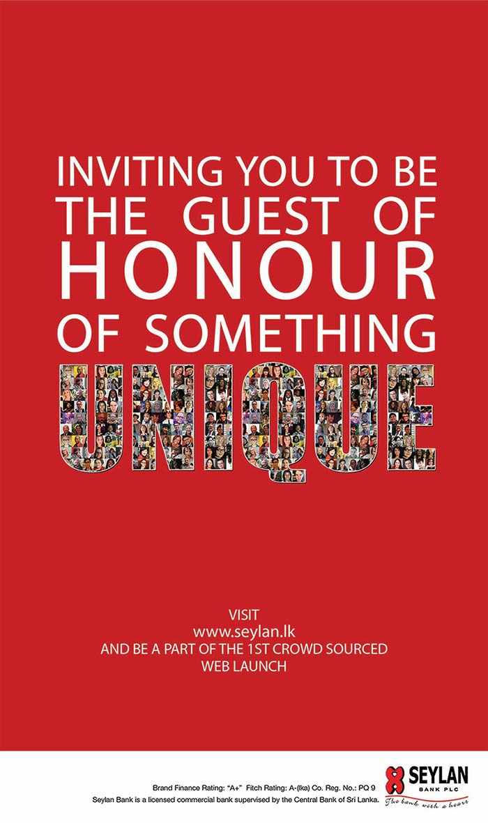 Be our guest of honour for the first ever crowd sourced website launch.