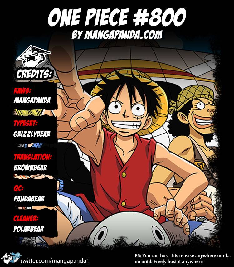 One Piece Ch 800: Exchanging Sakazukis