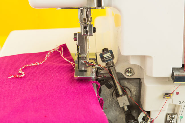 Troubleshooting overlocker stitches