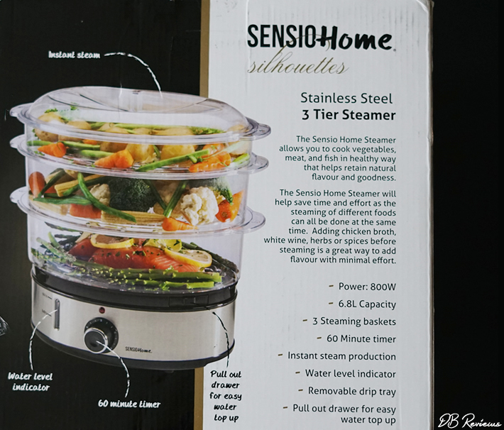 Sensio Home Stainless Steel 3 Tier Vegetable Steamer