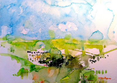 Simone Ridyard : Cornish watercolour 1