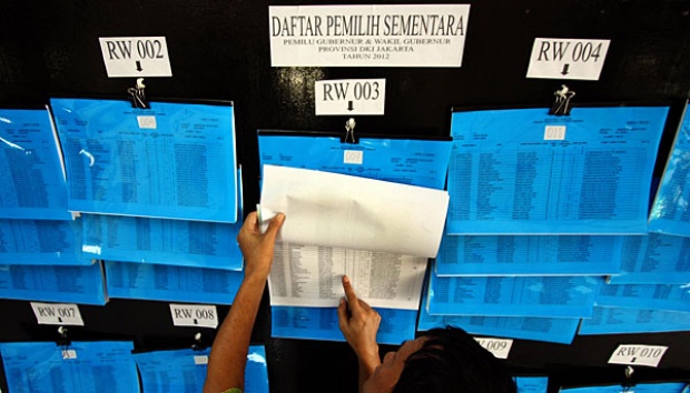 Daftar pemilih sementara Daftar pemilih sementara